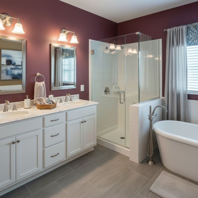 Bathroom Cabinet Installation