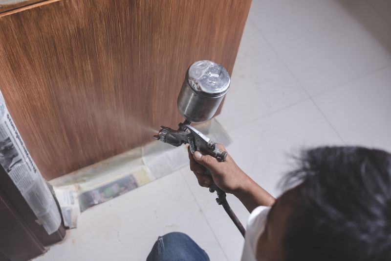 Cabinet Painting in Spring